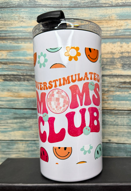 Overstimulated Moms Club 4-in-1 Can Cooler